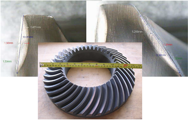 7.Co<em></em>nical gear wheel after hardening_