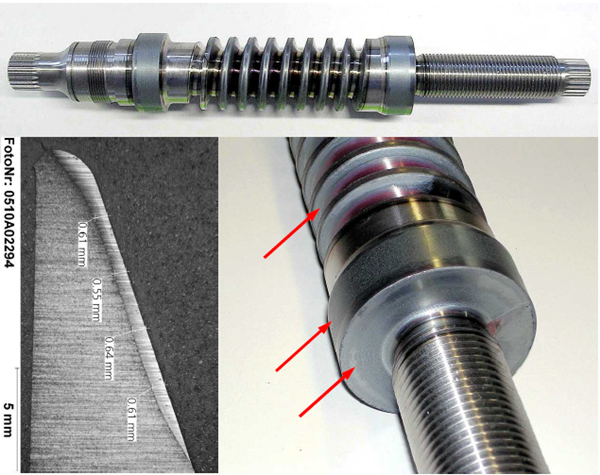8.worm shafted selectively hardened_